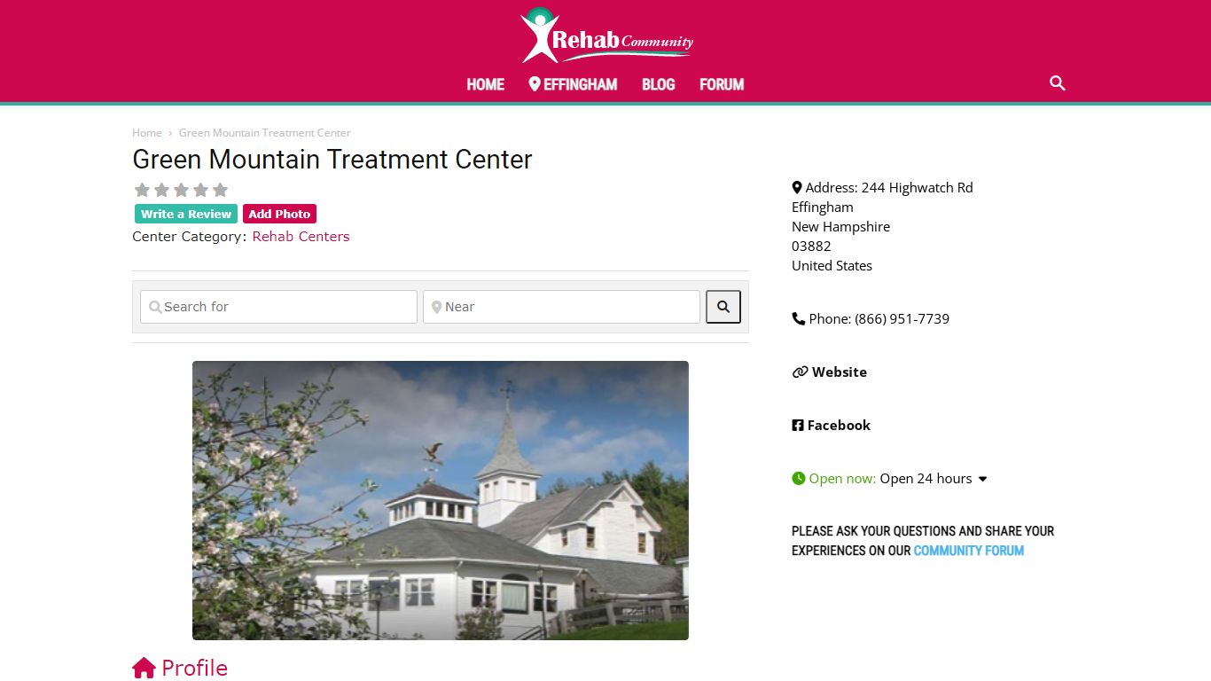 Green Mountain Treatment Center - Drug Rehab Centers Community Reviews