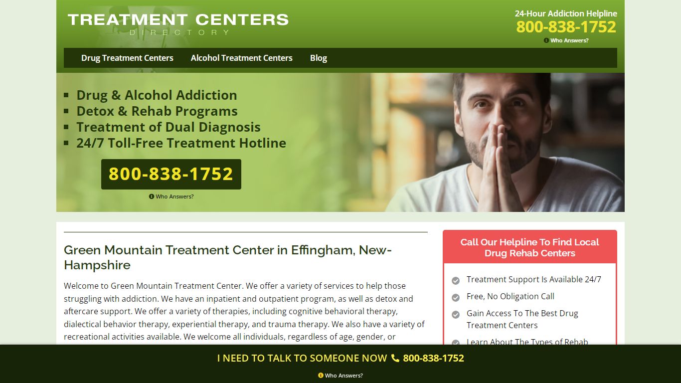 Green Mountain Treatment Center, Effingham | Drug Rehab Directory